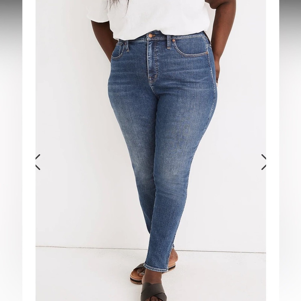 Madewell Plus Curvy High Rise Skinny Jeans In Wendover Wash